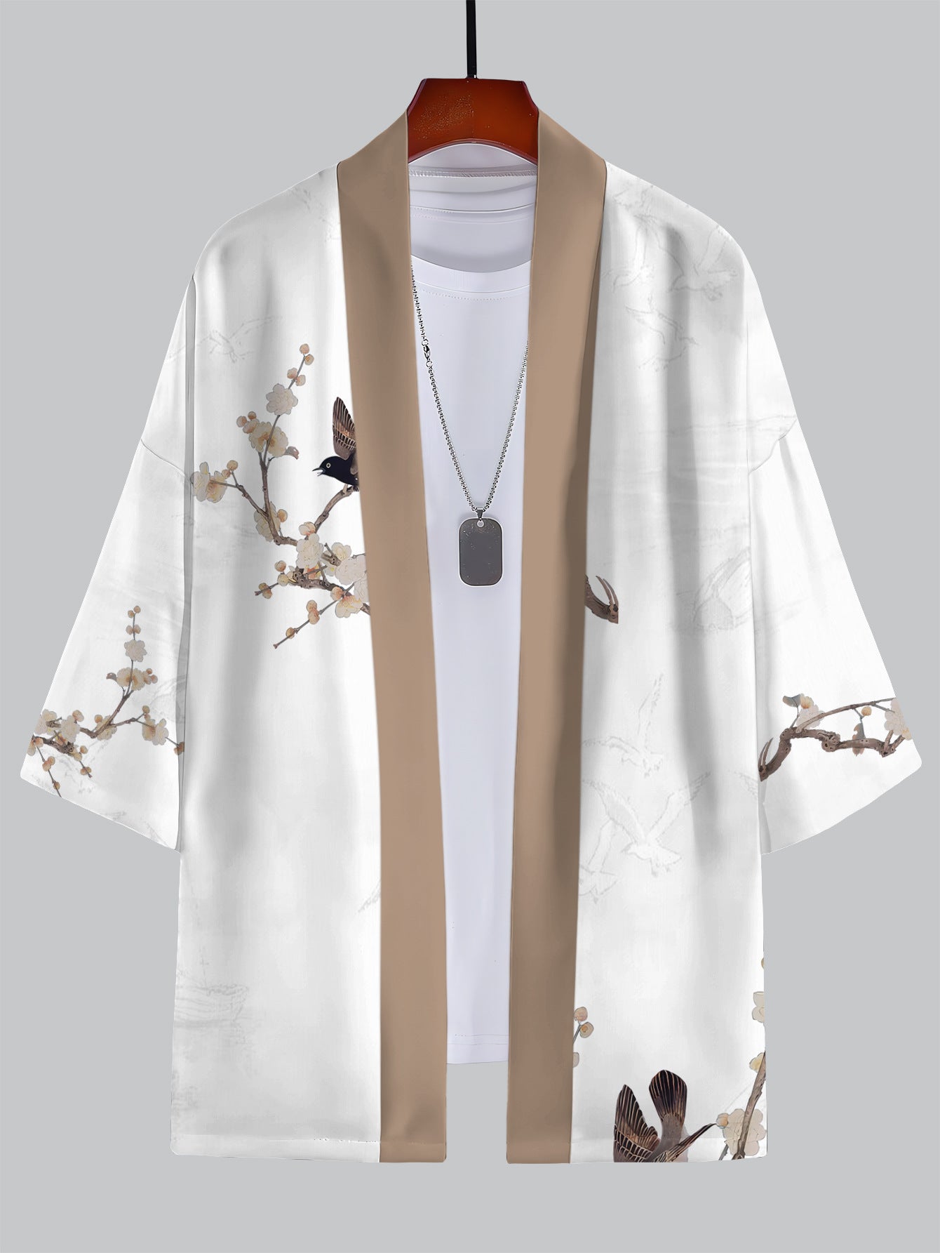 Printed Kimono Cardigan