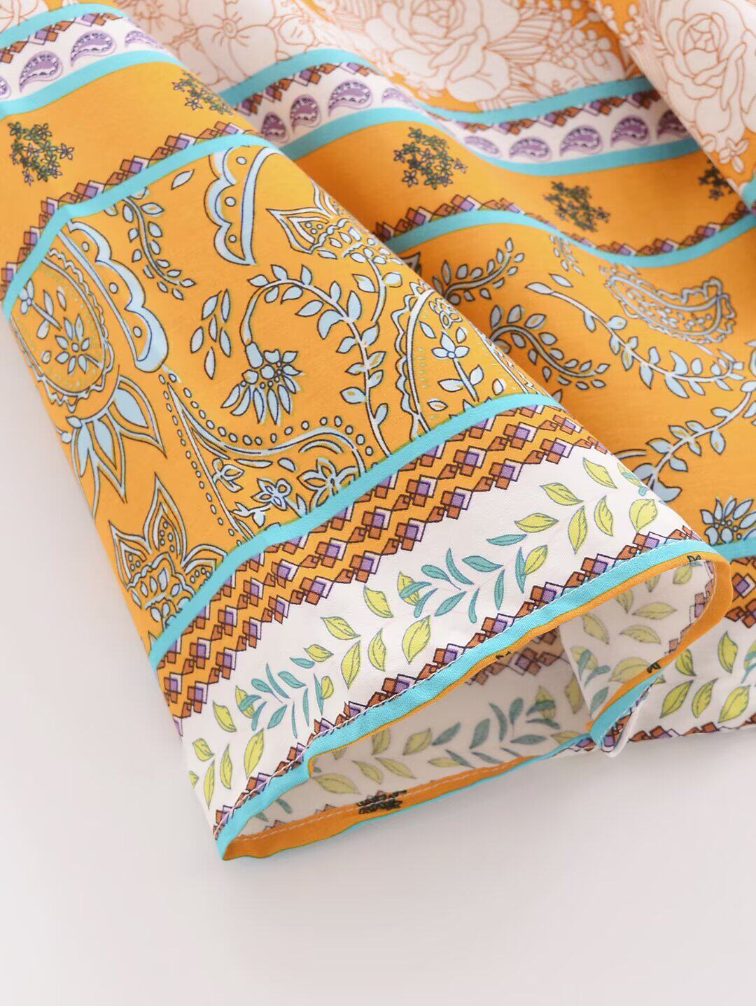 Printed Kimono-style Cardigan