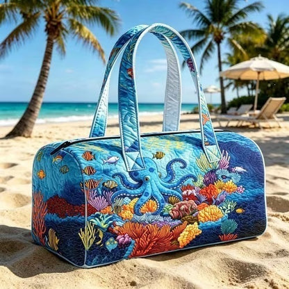 Printed lady's yoga bag