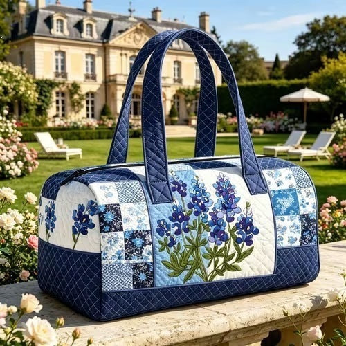 Printed lady's yoga bag