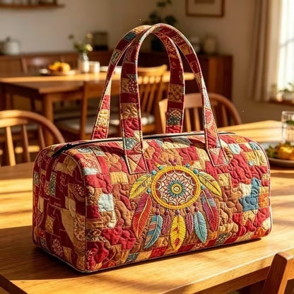 Printed lady's yoga bag
