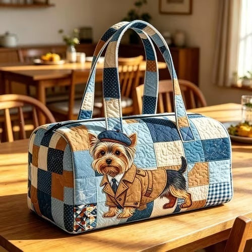 Printed lady's yoga bag