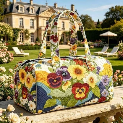 Printed lady's yoga bag