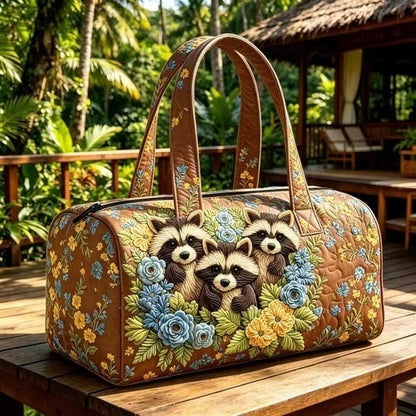 Printed lady's yoga bag