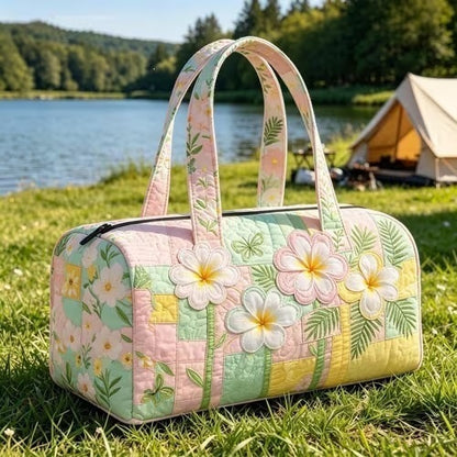 Printed lady's yoga bag