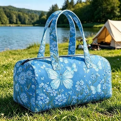 Printed lady's yoga bag