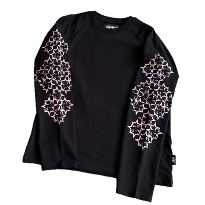 Printed Long Sleeve Streetwear Top
