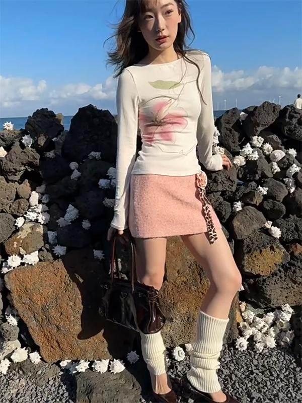 Printed long sleeve