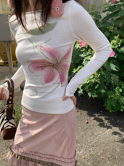 Printed long sleeve