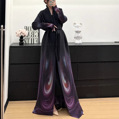 Printed loose robe