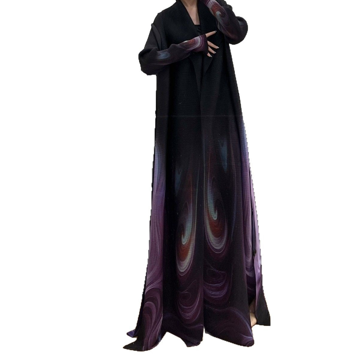 Printed loose robe