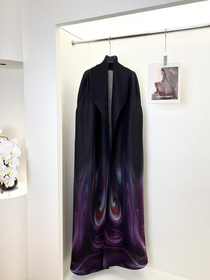 Printed loose robe