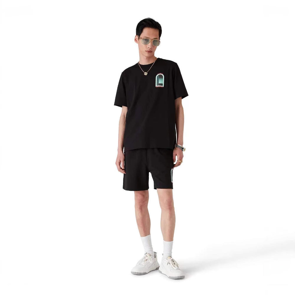 Printed Men's and Women's Loose Short-Sleeved T-Shirt