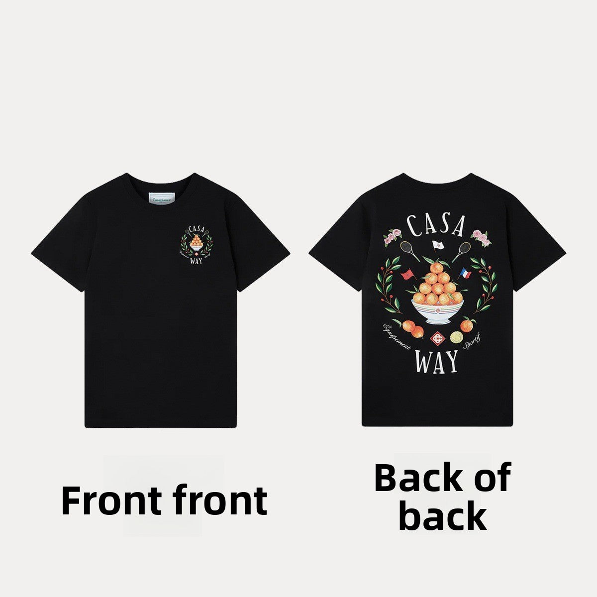 Printed Men's and Women's Loose Short-Sleeved T-Shirt