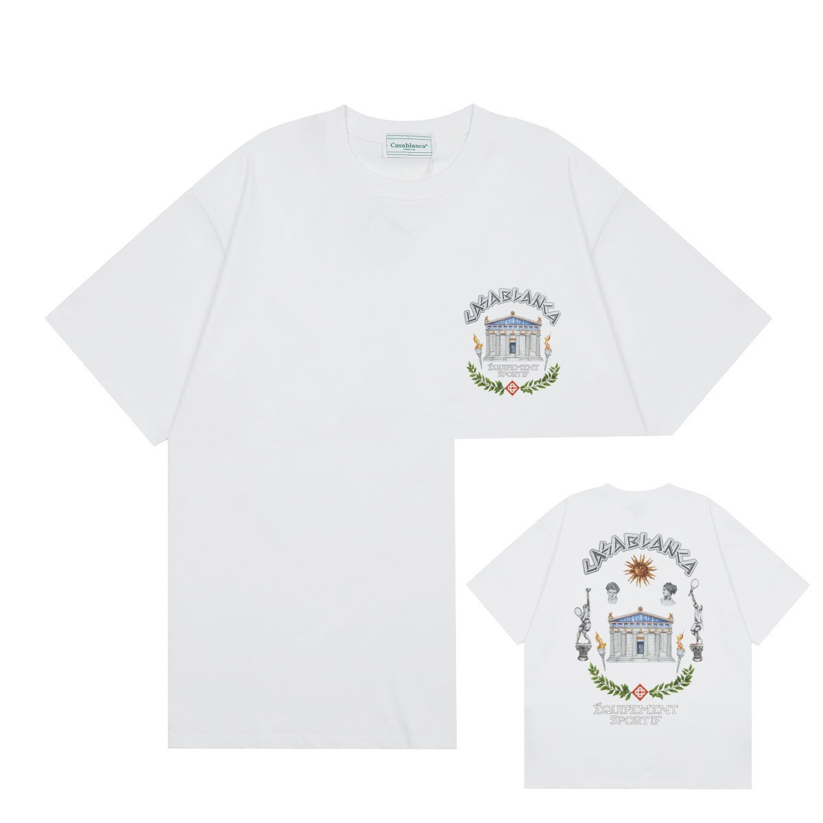 Printed Men's and Women's Loose Short-Sleeved T-Shirt