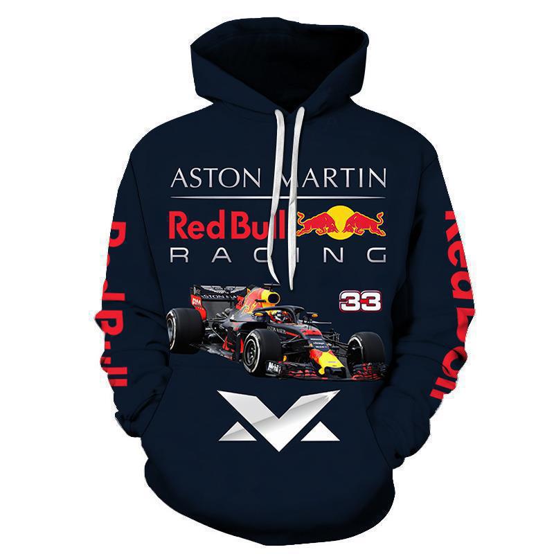Printed Men's Hooded Casual Sweatshirt