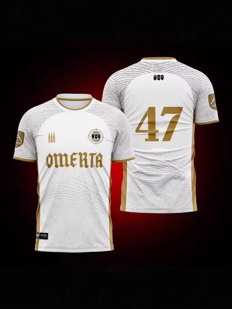 Printed Men's Training Football Jersey