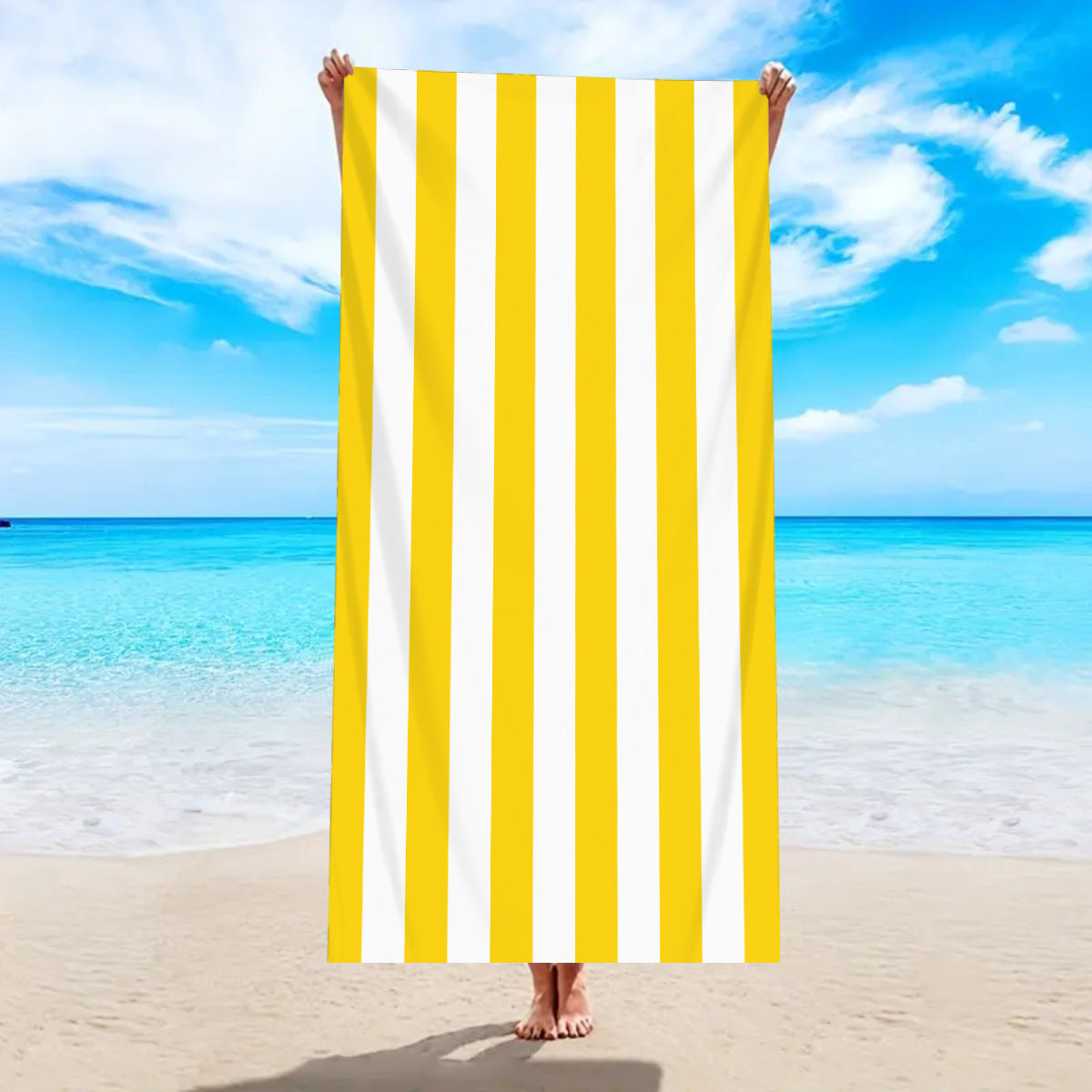 Printed Microfiber Beach Bath Towel