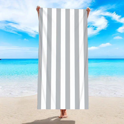Printed Microfiber Beach Bath Towel
