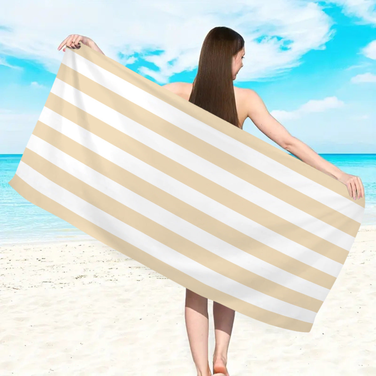 Printed Microfiber Beach Bath Towel