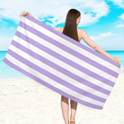 Printed Microfiber Beach Bath Towel