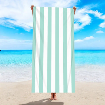 Printed Microfiber Beach Bath Towel