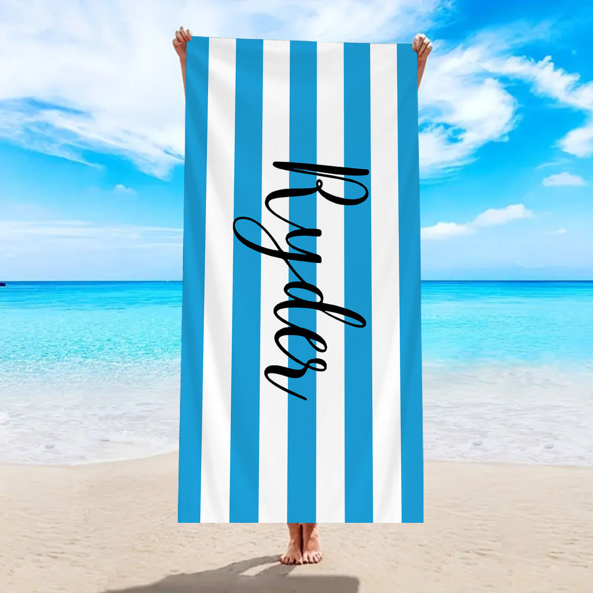 Printed Microfiber Beach Bath Towel