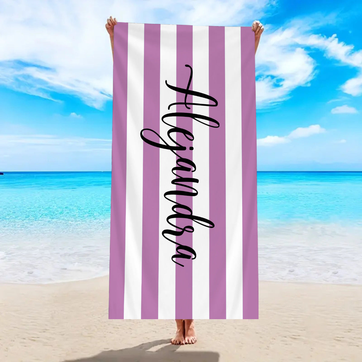 Printed Microfiber Beach Bath Towel