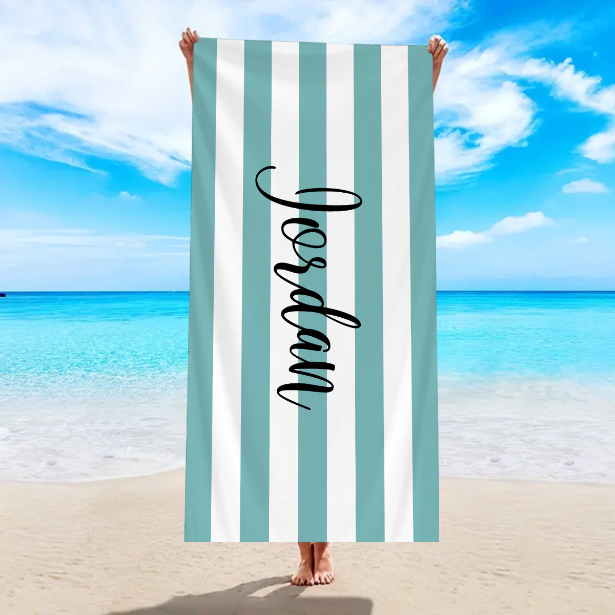 Printed Microfiber Beach Bath Towel