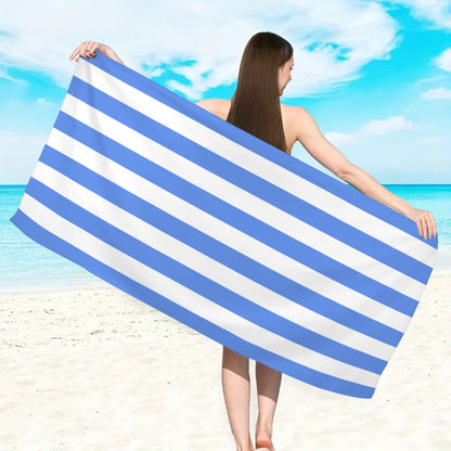 Printed Microfiber Beach Bath Towel