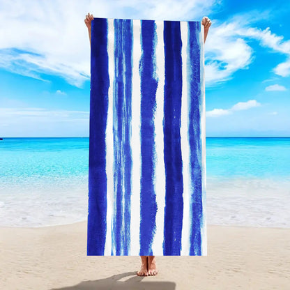 Printed Microfiber Beach Bath Towel