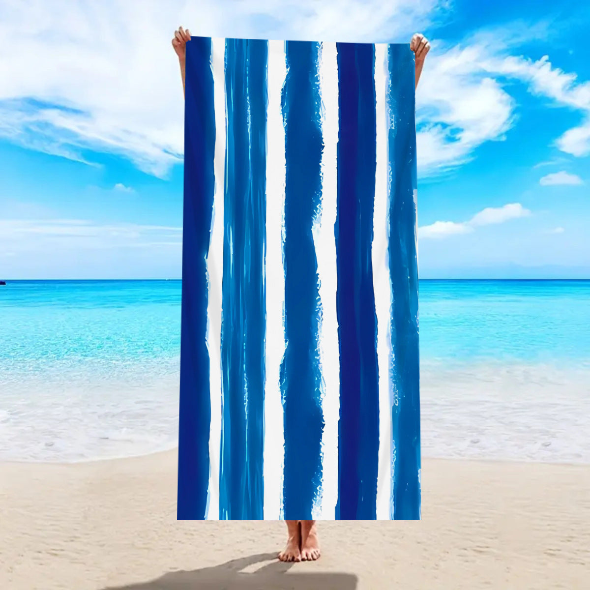 Printed Microfiber Beach Bath Towel