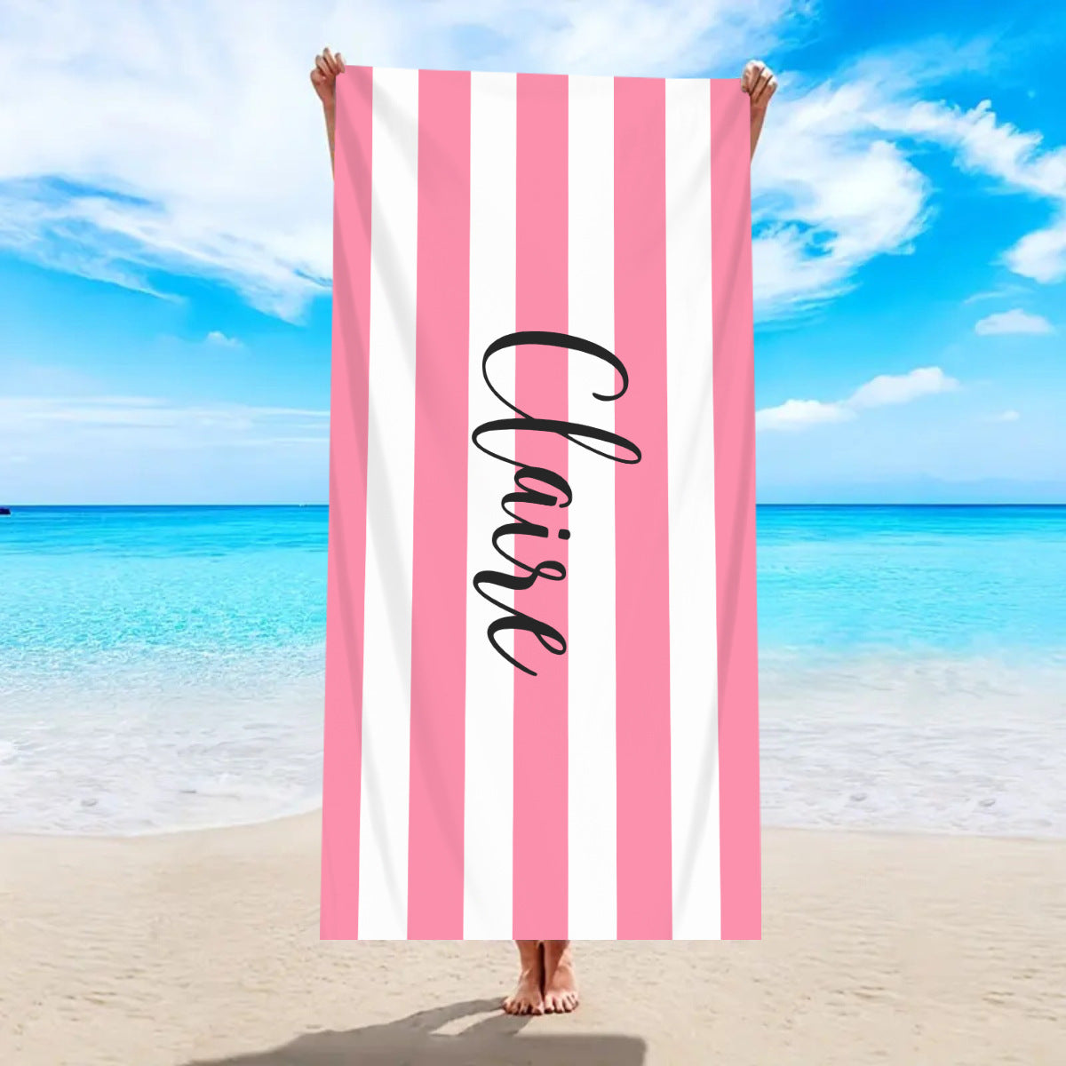 Printed Microfiber Beach Bath Towel