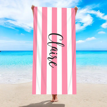 Printed Microfiber Beach Bath Towel