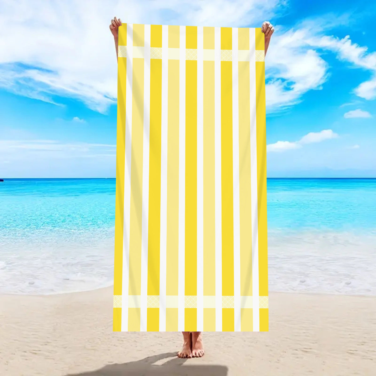 Printed Microfiber Beach Bath Towel