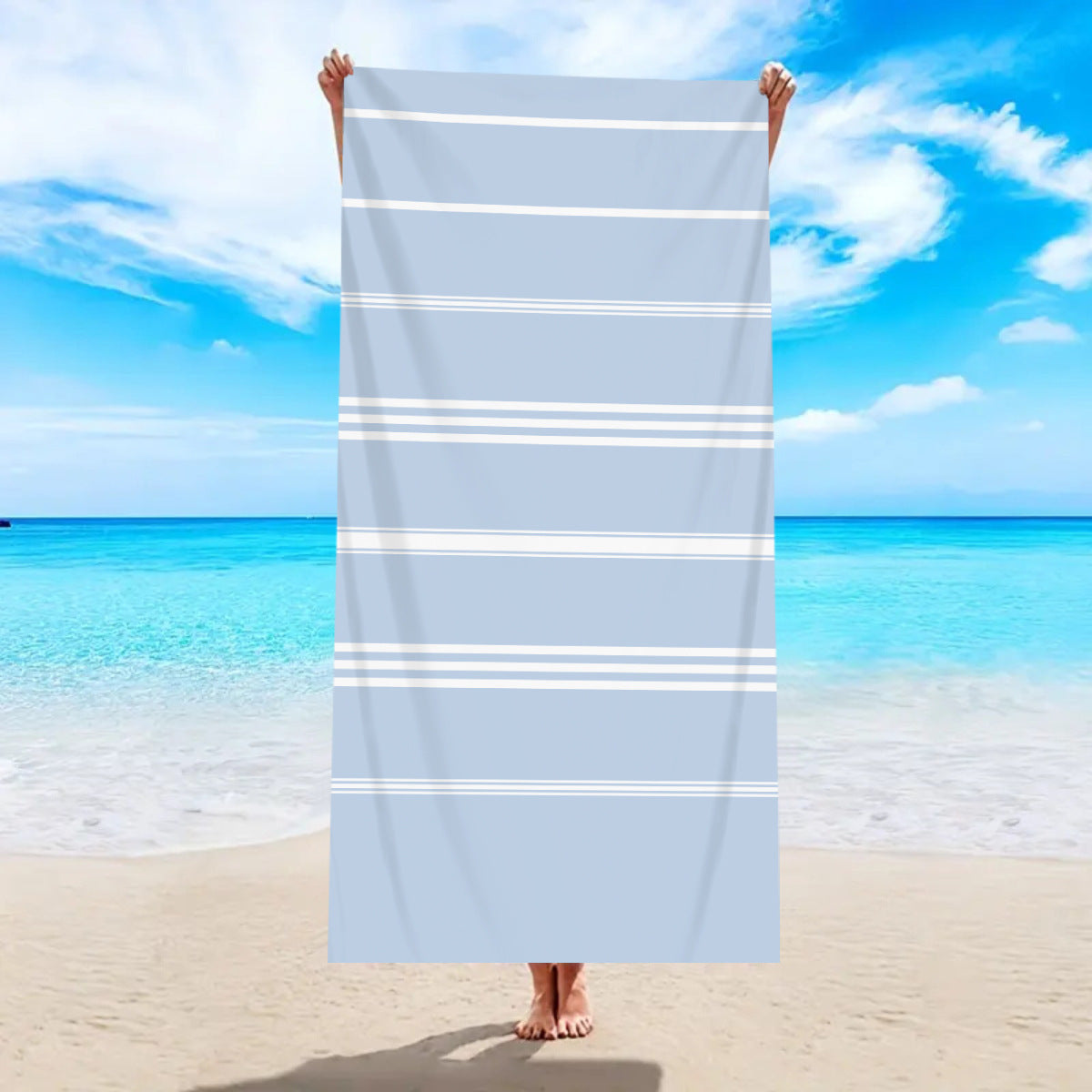 Printed Microfiber Beach Bath Towel