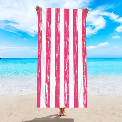 Printed Microfiber Beach Bath Towel
