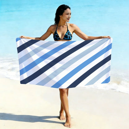 Printed Microfiber Beach Bath Towel