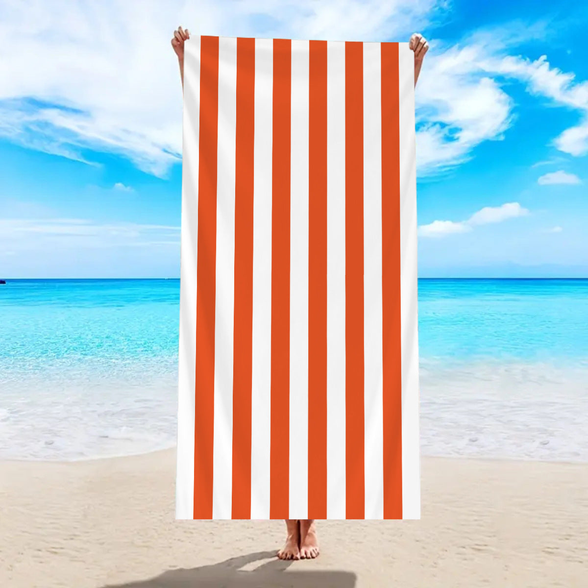 Printed Microfiber Beach Bath Towel