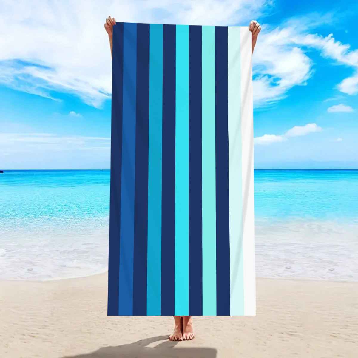 Printed Microfiber Beach Bath Towel