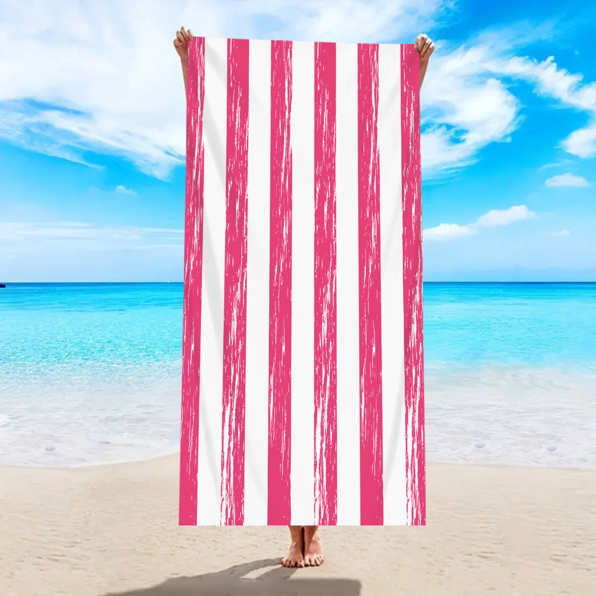 Printed Microfiber Beach Bath Towel