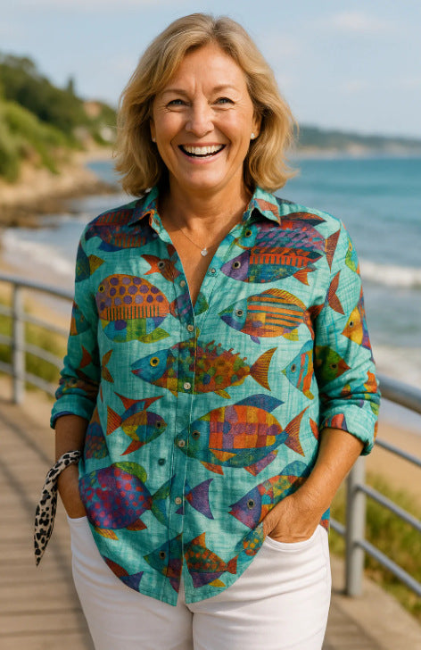 Printed Pattern Printed 3D Shirt