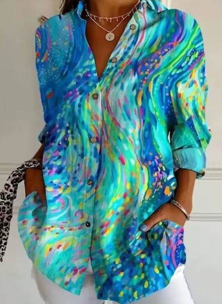 Printed Pattern Printed 3D Shirt