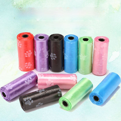 Printed pet waste bag