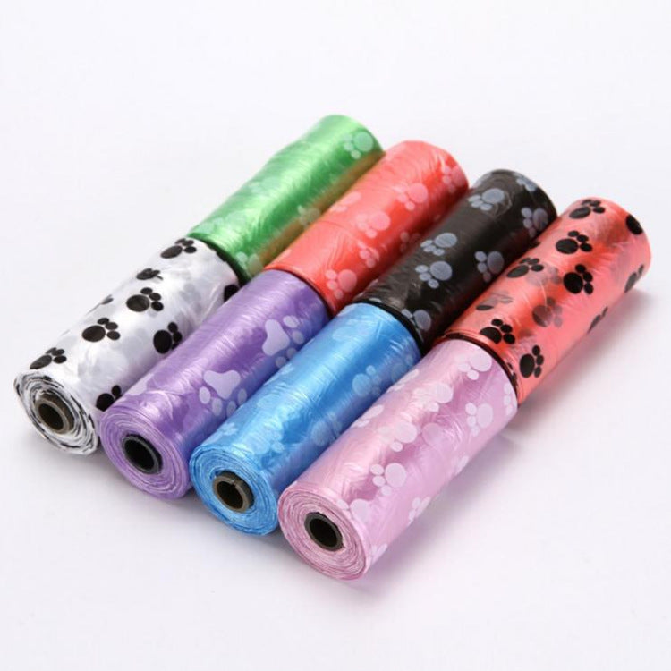 Printed pet waste bag