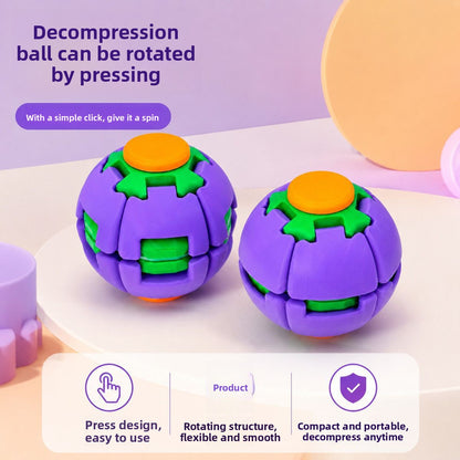 Printed pressure relief ball