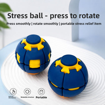 Printed pressure relief ball