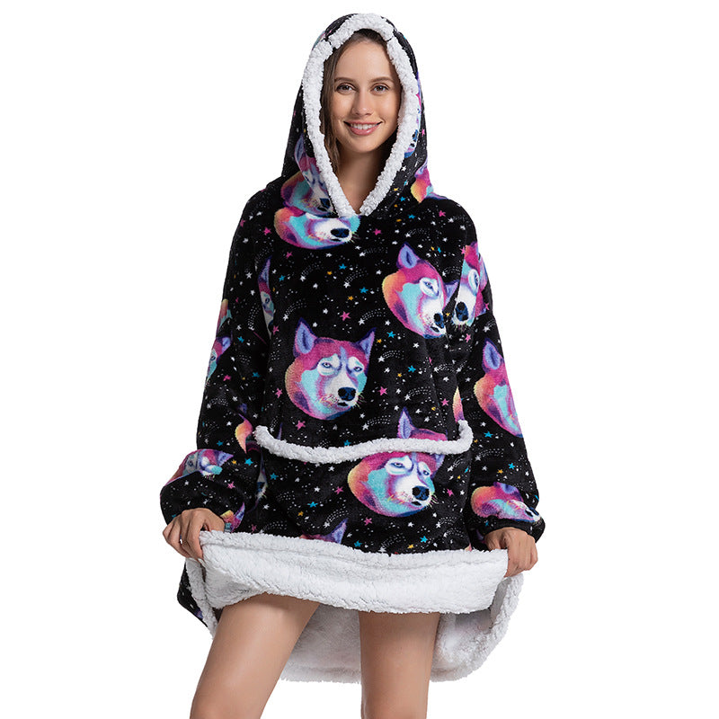 Printed Pullover Sweatshirt