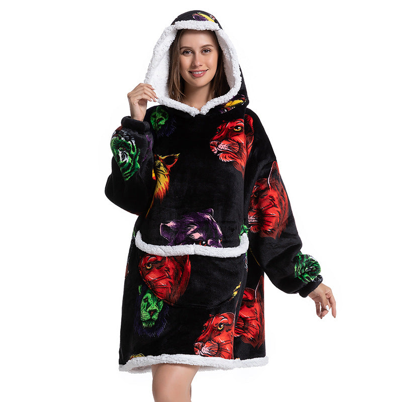 Printed Pullover Sweatshirt