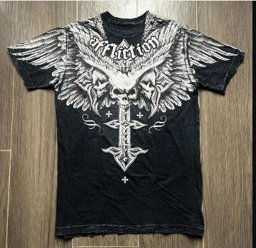 Printed Round Neck Short Sleeve
